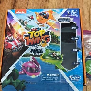 Hasbro Top Wing Island Rescue Game - Blue, Green, Orange